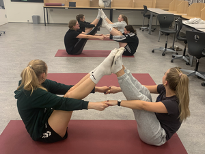 Yoga med elever